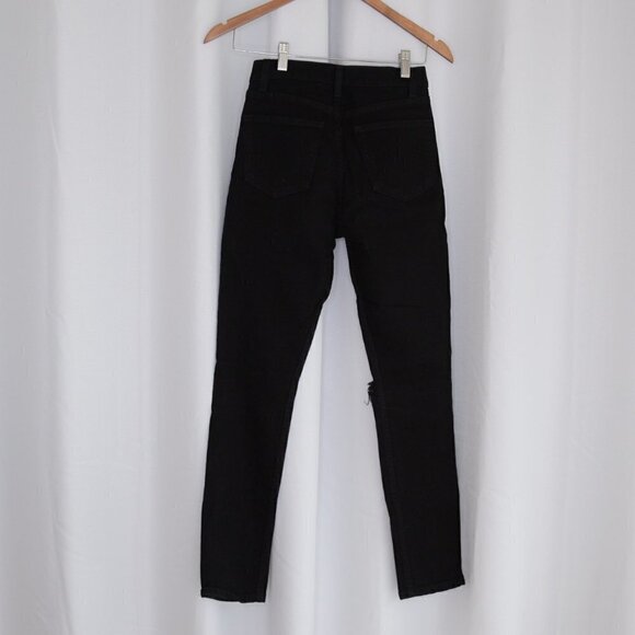 Reformation Serena High Rise Black Jeans Sz 24 - Picture 4 of 11